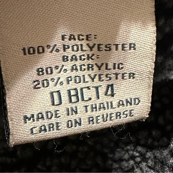 L.L.Bean women’s coat jacket long 4 buttons faux suede Sherpa collar detail - Picture 10 of 11